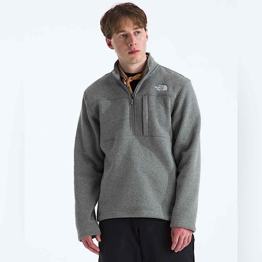 The North Face Heather Gray Fleece Pullover